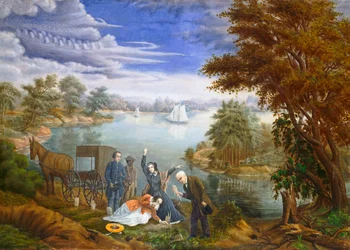 La sepoltura, c.1890
